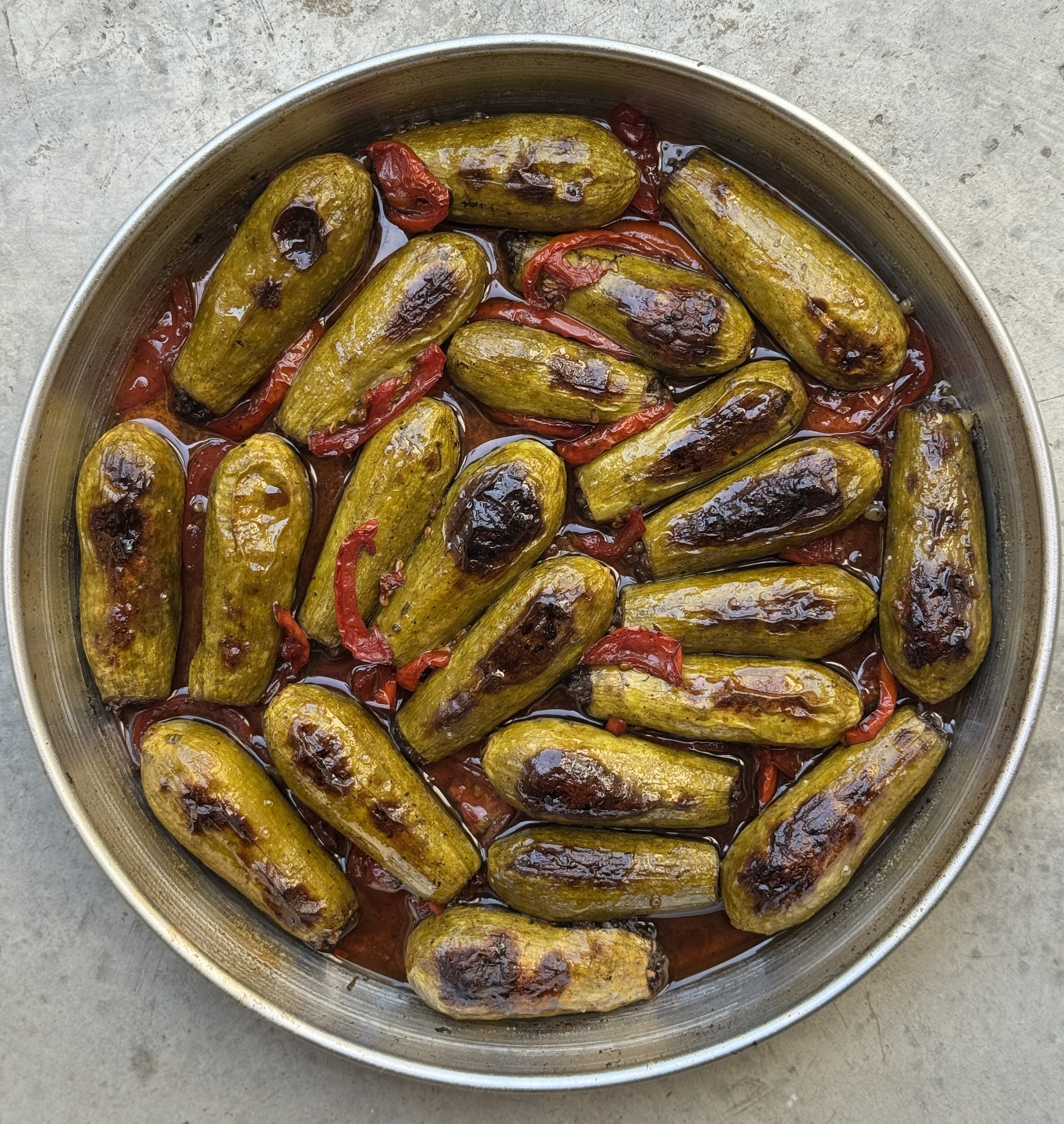 קישואים ממולאים בפריקי ובשר